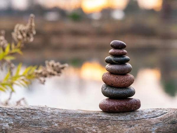 stones by water