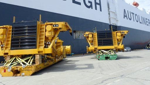 machinery shipping